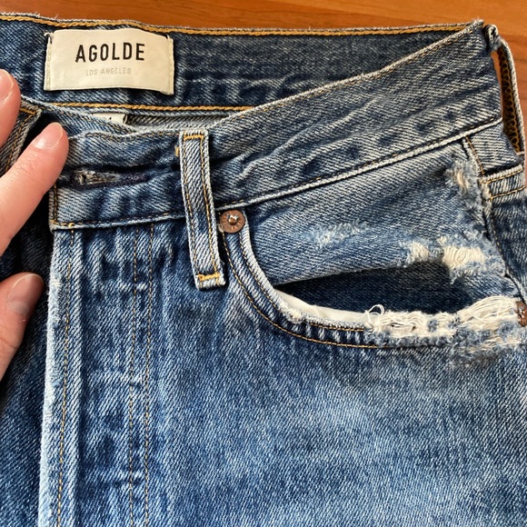 AGOLDE Riley High Rise Jeans (24) - Picture 2 of 5